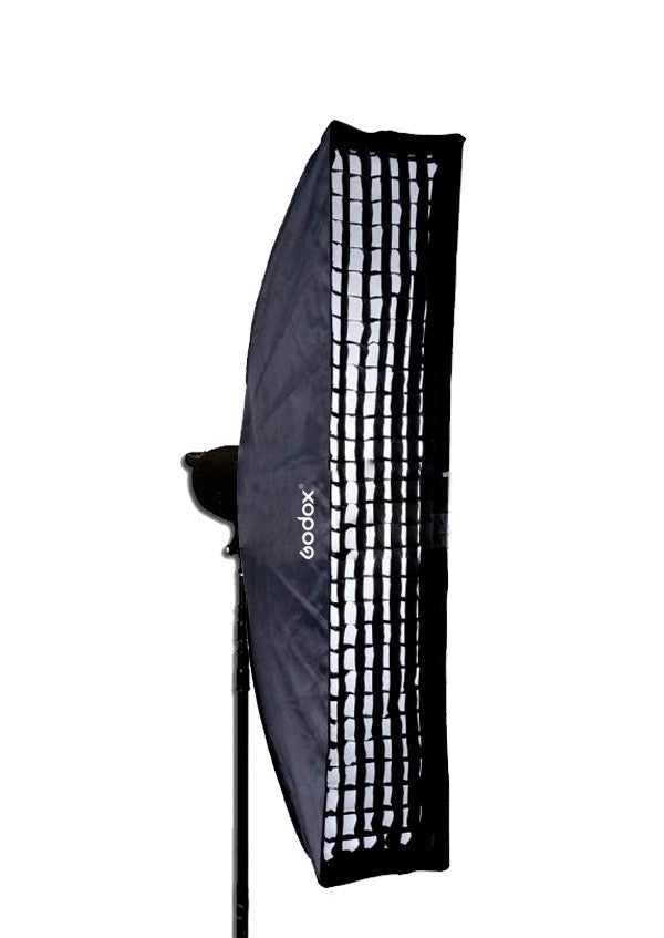 Softbox 35x160cm Godox para Bowens con GRID