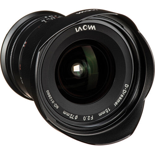 Lente Laowa Venus Zero RF 15mm f/2 para Canon