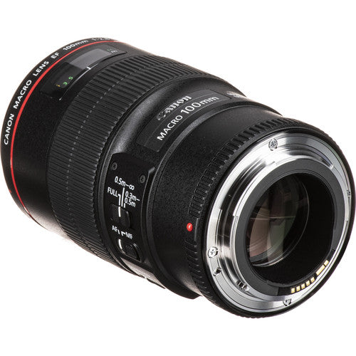 Lente Canon EF 100mm f/2.8L Macro IS USM COMO NUEVO