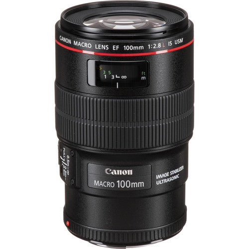 Lente Canon EF 100mm f/2.8L Macro IS USM COMO NUEVO