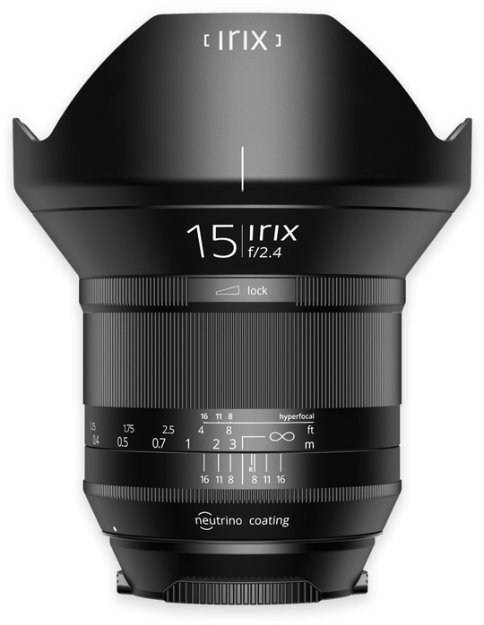 Lente Irix 15mm f / 2.4 Blackstone para Canon