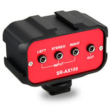 Procesador audio 3.5MM a DSLR Saramonic SRAX100