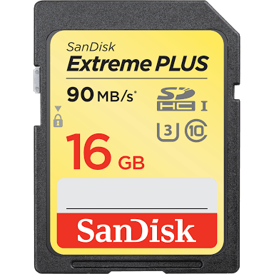Memoria Sandisk 16 gb Extreme Plus U3  4k